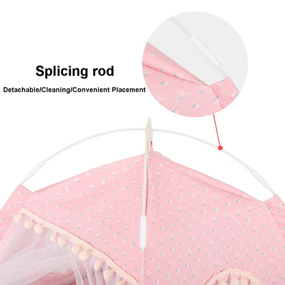 Foldable Cat Tent Bed for All Seasons - Smarsty