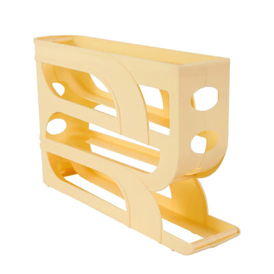 Automatic Roll-out Egg Storage Device Household Refrigerator Storage Box Egg Box Can Hold 30 Eggs High Quality Egg Rack Kitchen by Smarsty