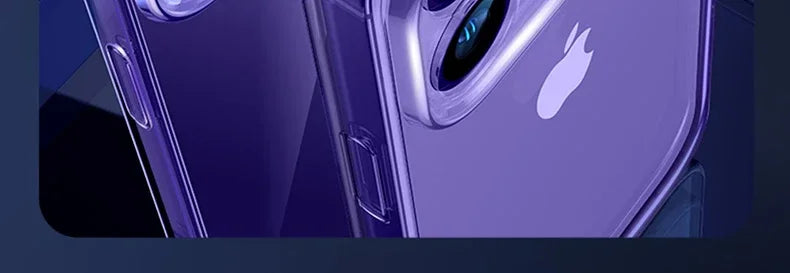 Ultra Thin PC Hard Crystal Clear Case For iPhone 17 16 15 14 Plus 13 12 11 Pro Max XR Glossy Transparent Camera Protection Cover