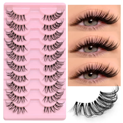 GROINNEYA Soft Natural Faux Mink Eyelashes for Everyday Wear - Smarsty