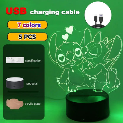 3D Illusion LED Night Light with Remote Control - Smarsty