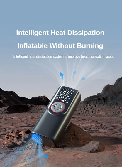 Portable Cordless Tire Inflator Pump Fast Inflate Car Bike - Smarsty