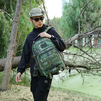Large Capacity Hiking Backpack - Multiple Compartments for Outdoor Adventures, Camping and Traveling, Travel Backpack - Smarsty