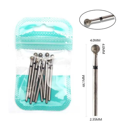 10 Piece Diamond Nail Drill Bit Set for Perfect Manicures - Smarsty
