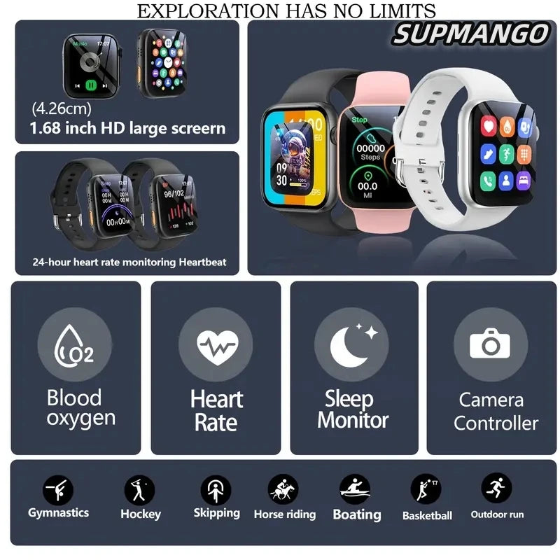 Waterproof Smart Sports Watch with LCD Display - Smarsty
