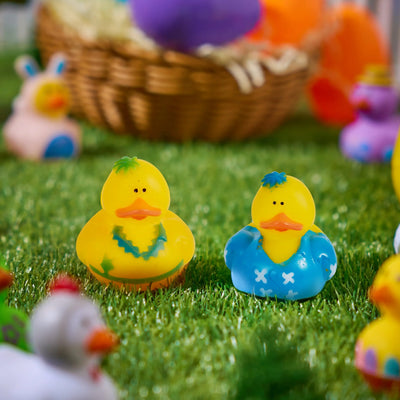 Joyfy Rubber Ducks Random Assortment Mini Rubber Duckie Toys for Kids Bath Shower Toys Birthday Gifts Summer Beach Pool Activity - Smarsty