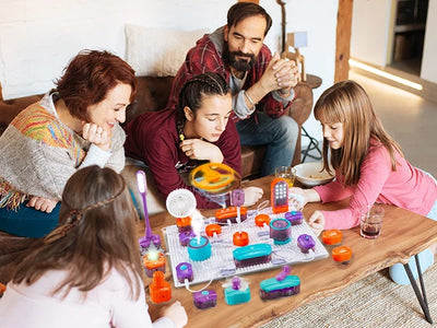 VATOS Science Circuit for Kids DIY Electronics Exploration Kit 150+ Project Physics Experiment Circuit Board Educate Toy Ages 6+