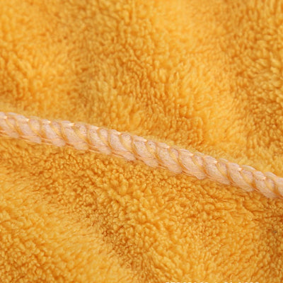 1Pc Embroidery Style Hair Drying Cap, Coral Fleece Thickened Hair Towel for Bathroom, Women's Absorbent Quick Drying Shower Cap, - Smarsty