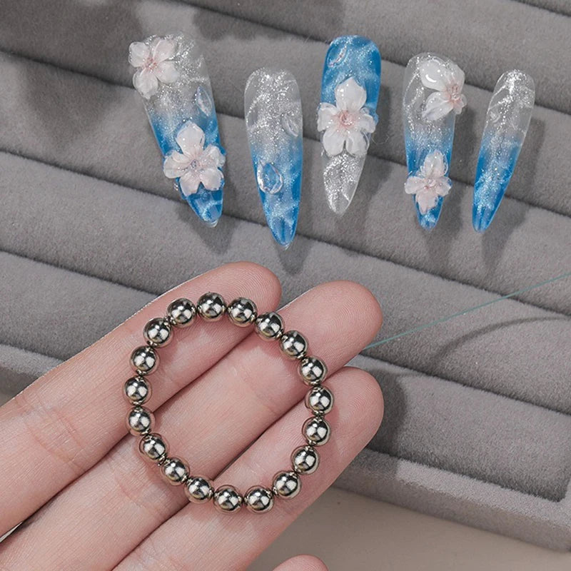 Round Magnetic Bead Nail Art Tools for Stunning Cat Eye Designs - Smarsty