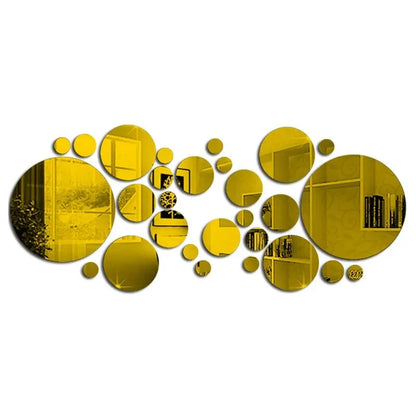 3D Acrylic Mirror Wall Stickers for Stunning Room Decor - Smarsty