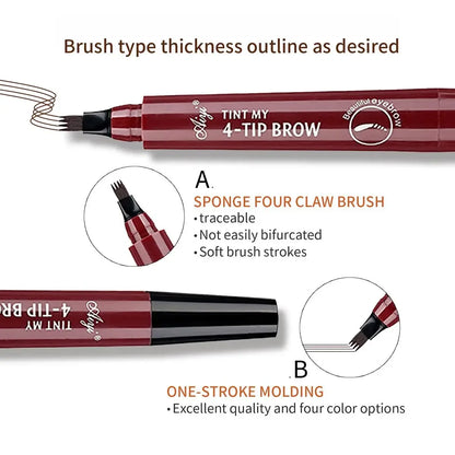 Waterproof Eyebrow Tattoo Pen for Long-Lasting Makeup - Smarsty