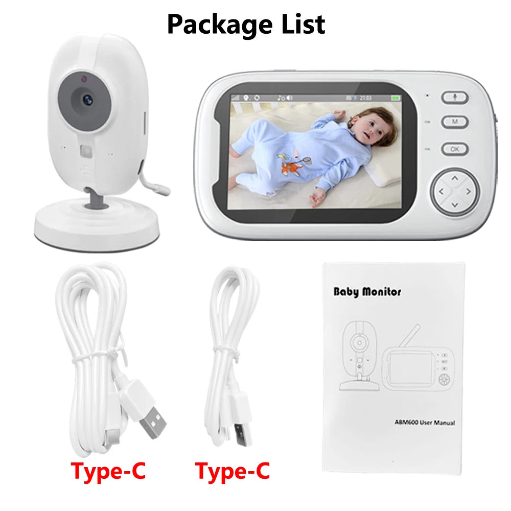 3.5 Inch Better Than VB603 Baby Monitor With Camera  LCD Electronic Babysitter Wireless 2 Way Audio Talk Video Baby Nanny Radio