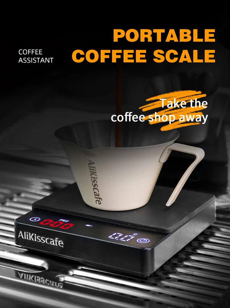 AliKissCafe Digital Espresso Scale With Timer - Smarsty