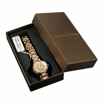 Forsining Women's Skeleton Watch with Luminous Hands - Smarsty