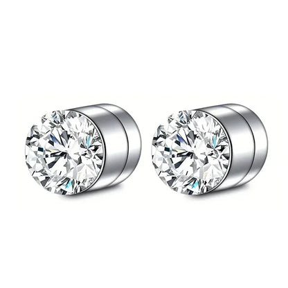 Crystal Magnetic Clip Earrings Non Piercing Strong Hold - Smarsty