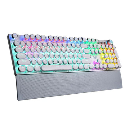 Mechanical Keyboard Blue Switch RGB Backlit Ergonomic