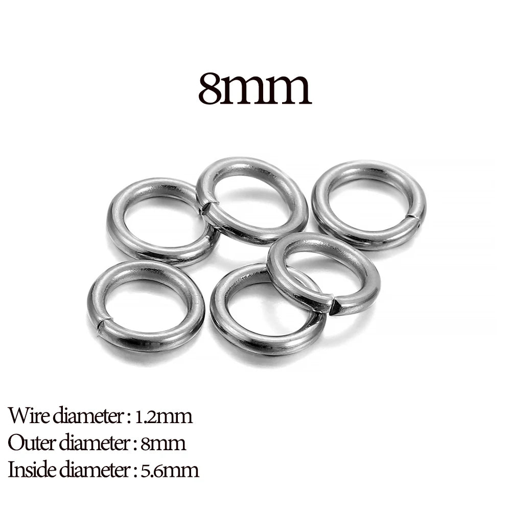 Stainless Steel Jump Rings Set Durable Rust Resistant - Smarsty