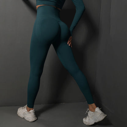 Seamless Gym Leggings Women Yoga Pants Sexy High Waist Booty Lifting Leggings Pants Women Sports Clothing Fitness Wear - Smarsty
