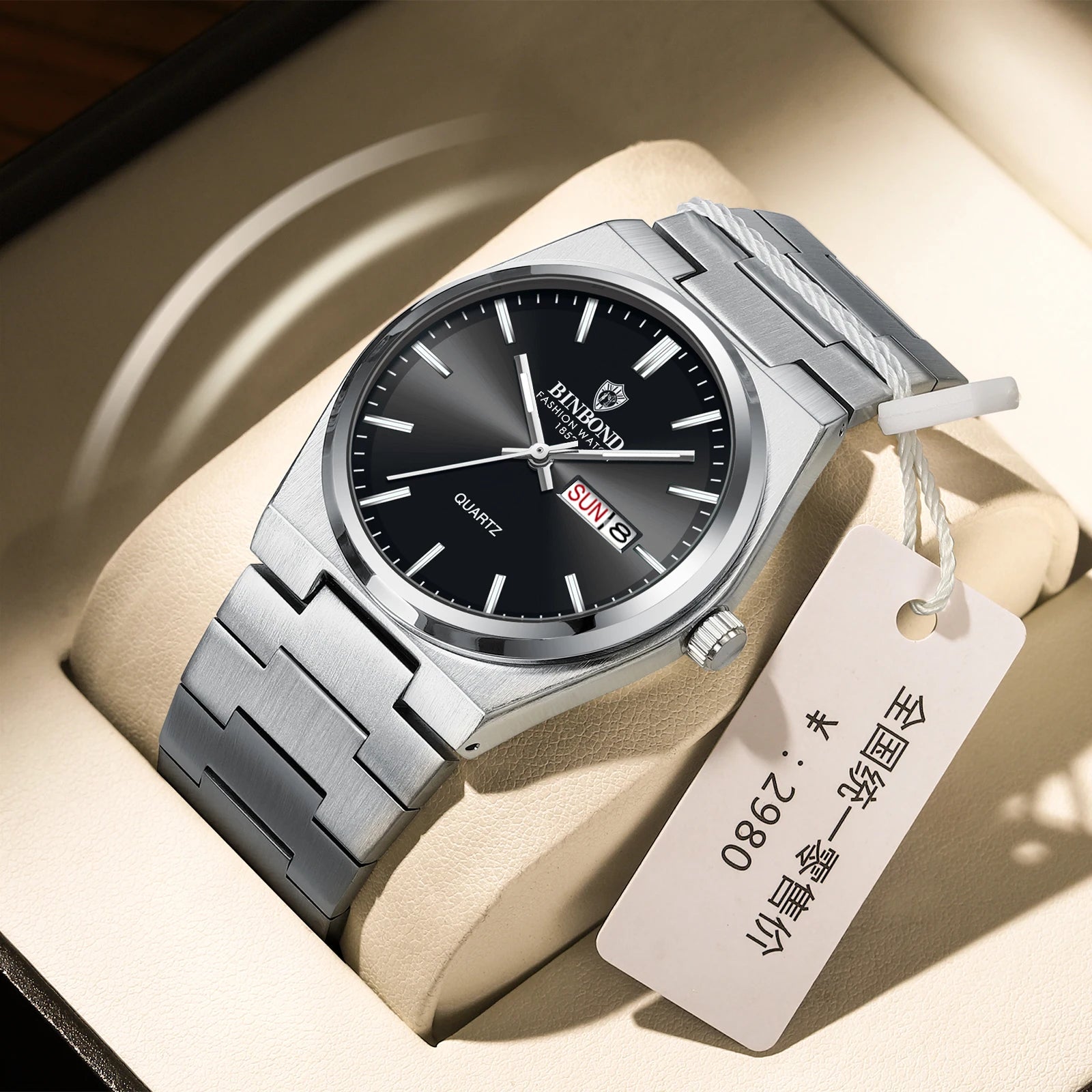 Luxury Waterproof Quartz Men's Watch with Luminous Features - Smarsty