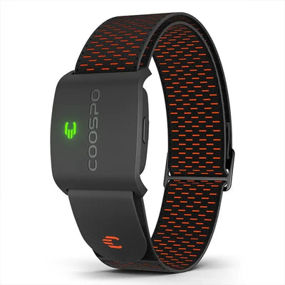 COOSPO HW9 Armband Heart Rate Monitor with HR Zones/Calories HRM Sensor for Fitness Cycling BLE5.0 ANT+ for Peloton,Zwift,Wahoo by Smarsty