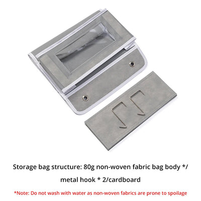 1pc Four-layer Storage Bag Door Hanging Fabric Organizer Bag For Sundries Items Underwear Socks by Smarsty
