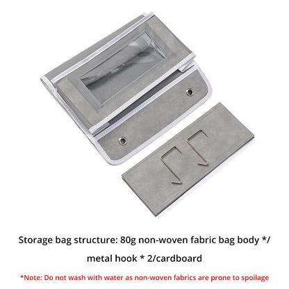 1pc Four-layer Storage Bag Door Hanging Fabric Organizer Bag For Sundries Items Underwear Socks