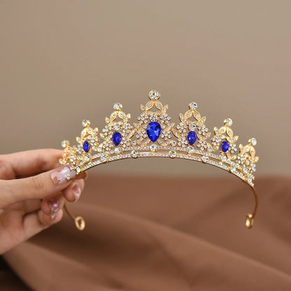 Girls Princess Crown Crystal Tiara for Dance Performance - Smarsty