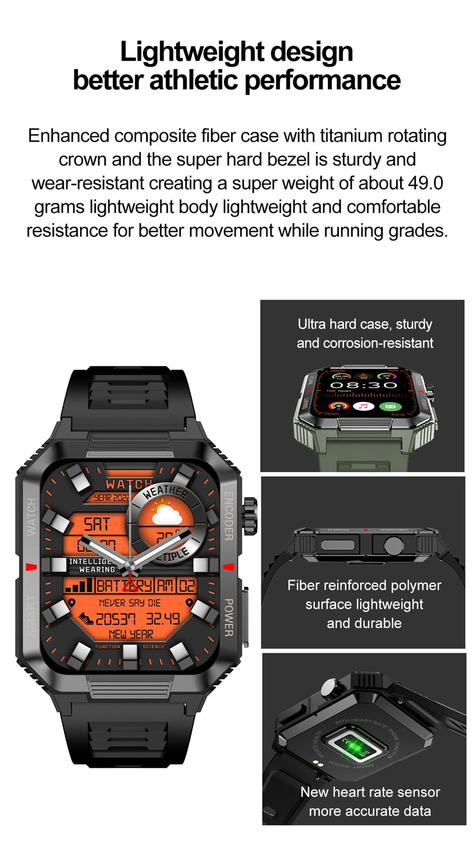 NFC GPS Bluetooth Smart Watch with HD Screen - Smarsty