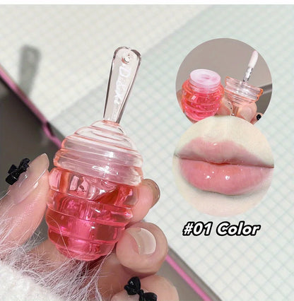 Small Honeypot Lip Oil for Moisturizing Soft Lips - Smarsty