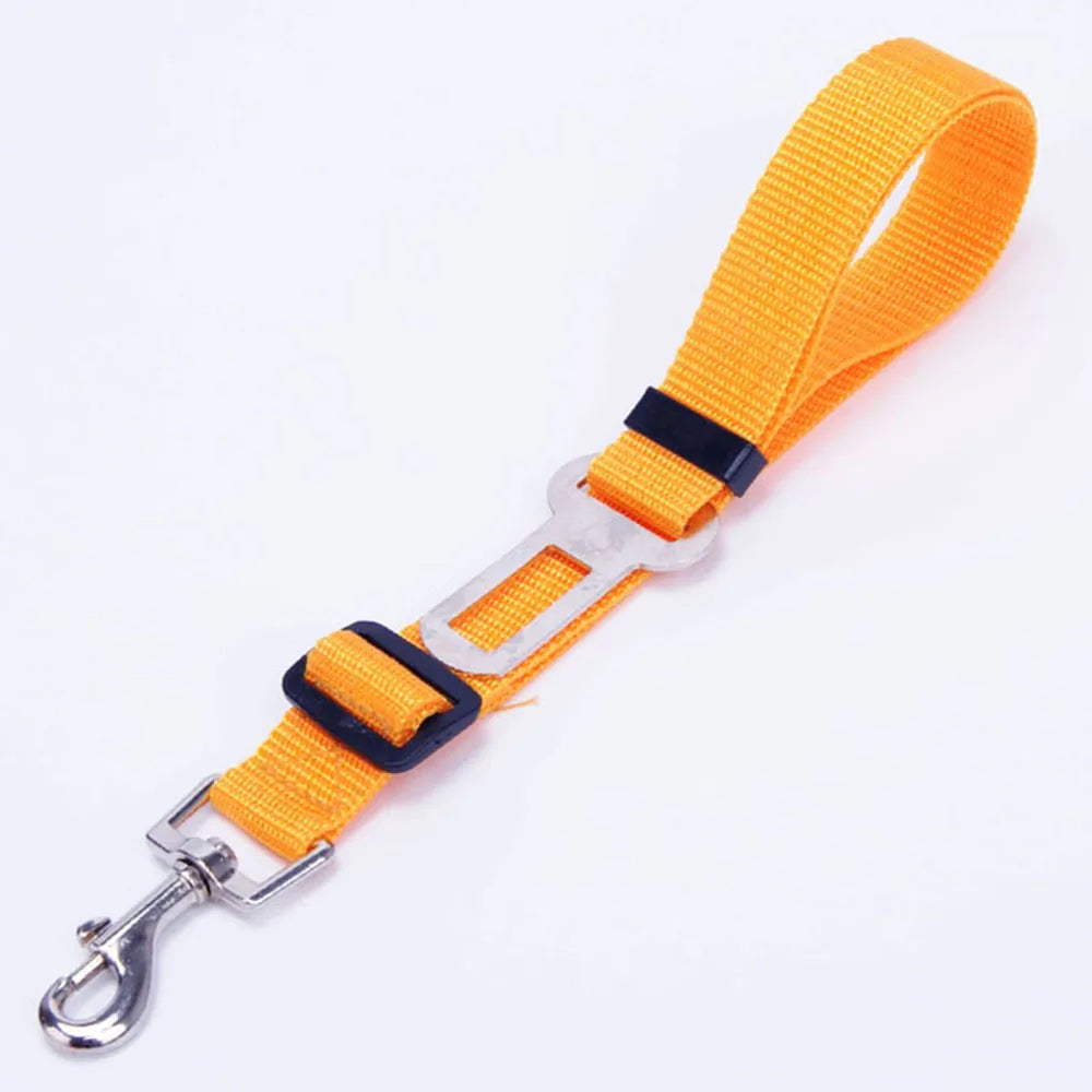 Adjustable Dog Car Seat Belt Harness with Reflective Cushioning - Smarsty
