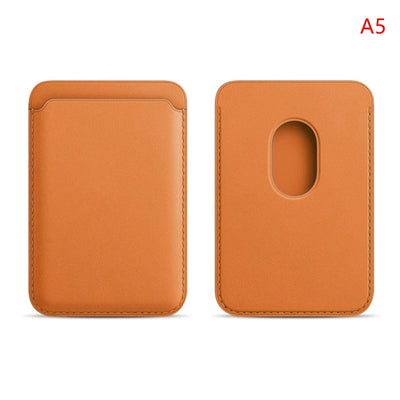 MagSafe Leather Wallet Case With Card Holder For iPhone - Smarsty