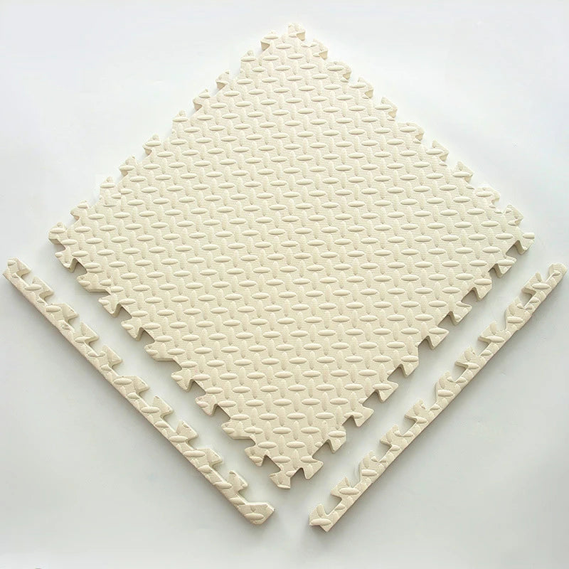 12pcs Foam Baby Play Mat Puzzle Mat Kids Interlocking Exercise Tiles Rugs Floor Tiles Toy Carpet Soft Carpet 30*30*1cm - Smarsty