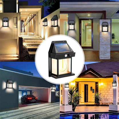 LED Solar Wall Light with Motion Sensor and Three Modes - Smarsty