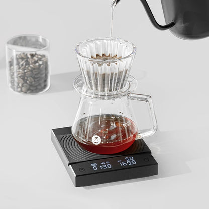 Timemore Black Mirror Digital Coffee Scale with LED Display - Smarsty