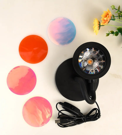 USB Sunset Light Projector for Stunning Bedroom Decor - Smarsty