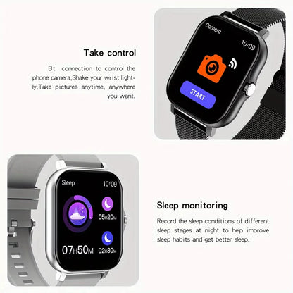 LAXASFIT Smart Watch with Heart Rate Monitor and Bluetooth - Smarsty