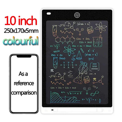 10/12/inch LCD Writing Tablet Drawing Board Kids Graffiti Sketchpad Toys Handwriting Blackboard Magic Drawing Board Kid Toy Gift - Smarsty