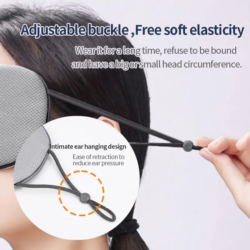 Korean Style Ice Silk Eye Mask for Travel Comfort - Smarsty