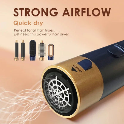 5 In 1 Hair Dryer Hot Air Comb For Styling - Smarsty