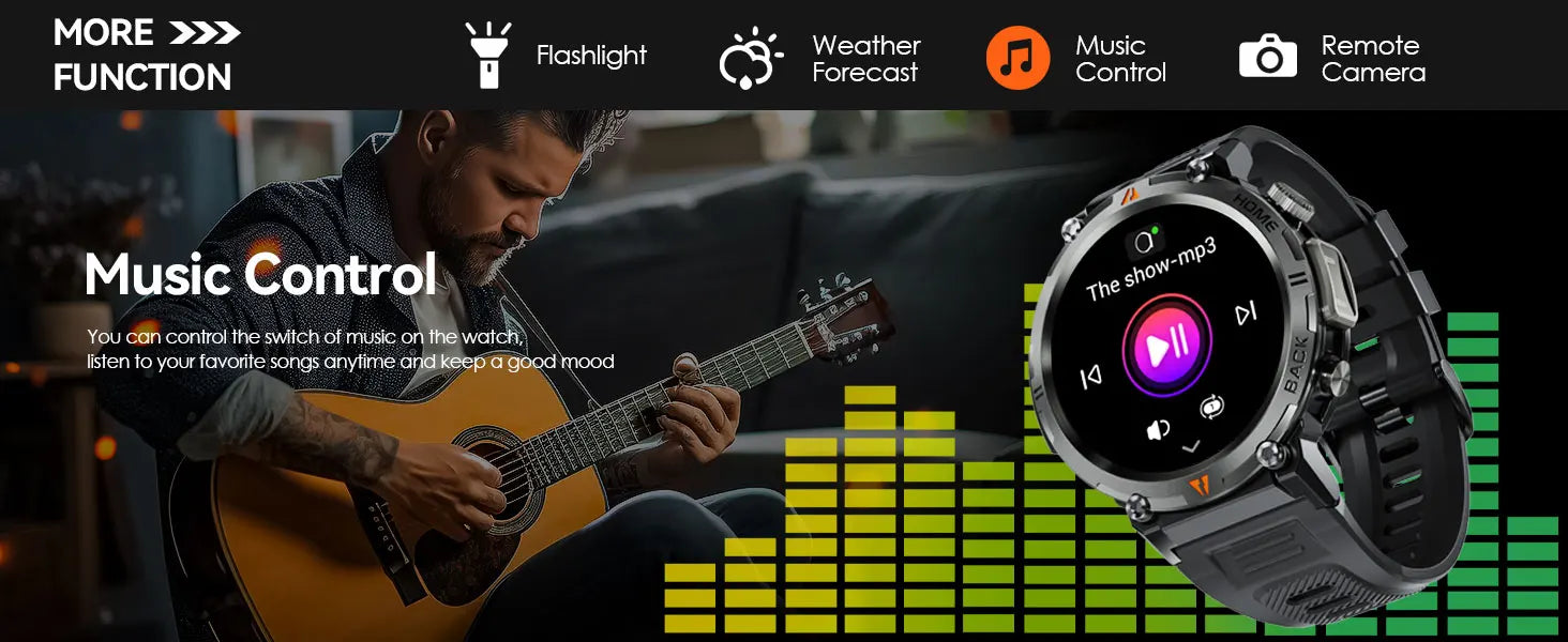 EIGIIS KE3 Smart Watch Bluetooth Call Waterproof Health Monitor - Smarsty