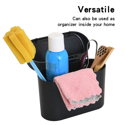 Portable Hanging Car Trash Can With Lid For Car Use - Smarsty