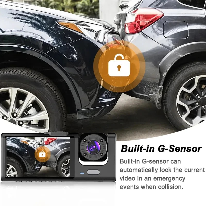 1080P Car Dash Cam Front Rear Night Vision Recording - Smarsty