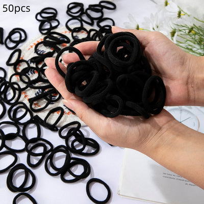 50Pc Seamless Elastic Hair Bands Thick Comfortable Durable - Smarsty