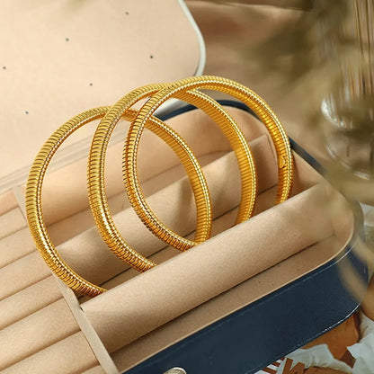 Waterproof Vintage Gold Plated Stainless Steel Bracelet - Smarsty