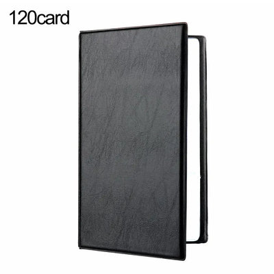 40/120/180/240/300 Cards ID Credit Card Holder Book Case Organizer Leather Business Cards ID Credit Card Holder Case Cards Album - Smarsty