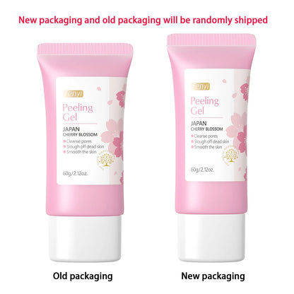 Sakura Face Deep Cleaning Exfoliating Gel Skin Care Whitening Moisturizer Repair Facial Scrub Skin Care 60g - Smarsty