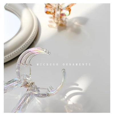 Cute Transparent Butterfly Hair Claw Clips Non Slip - Smarsty