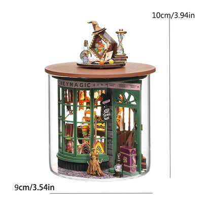 Mini DIY Kit For Doll House Making And Assembling Room Models Toys Home And Bedroom Decorations With Furniture Wooden Crafts by Smarsty