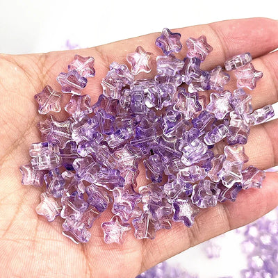 8mm Star Matte Glass Beads for Jewelry Making - Smarsty