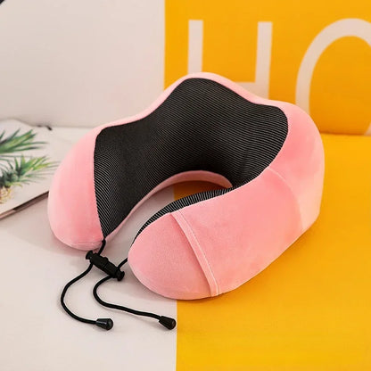 U Shaped Memory Foam Neck Pillow for Travel Comfort - Smarsty